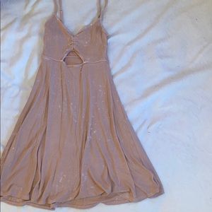 AEO dress  XXS  pink with white flecks